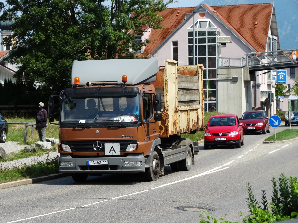 Mercedes Benz Atego am 12.08.15 in Immenstadt