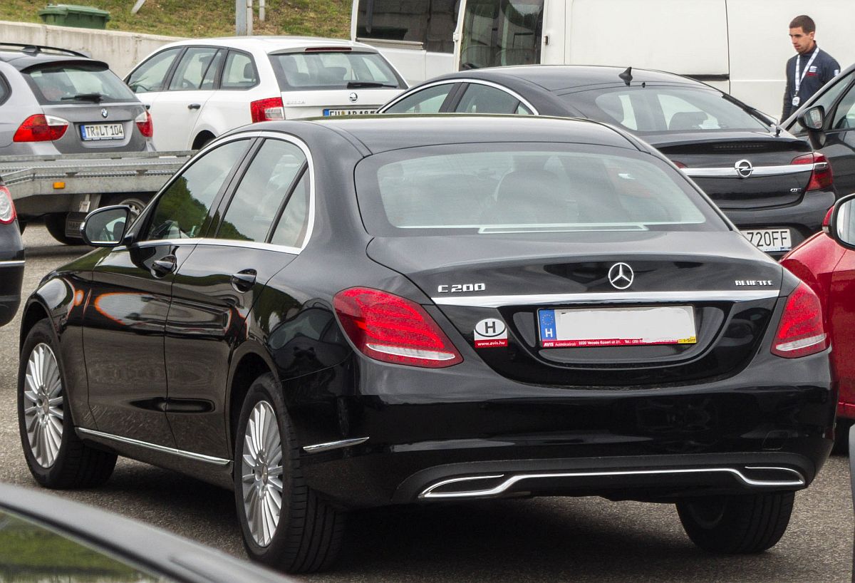 Mercedes-Benz C-Klasse Rückansicht (ab 2015). Foto: 03.05.2015