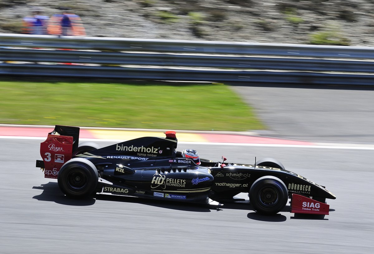 Nr.3 René BINDER, World Series Formula V8 3.5 , am 6.Mai 2017 in Spa Francorchamps. Rahmenprogram im FIA WEC 6h of Spa 2017