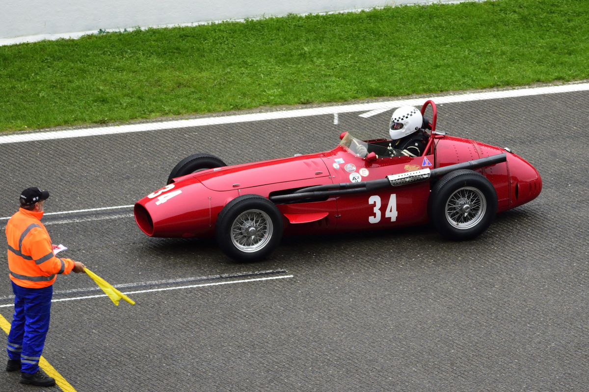 Nr.34 MASERATI 250F 2516 (1955), Fahrer: SPIERS John (UK), Spa Six Hours am 1.10.20, HGPCA Race for Pre ’66 Grand Prix Cars 