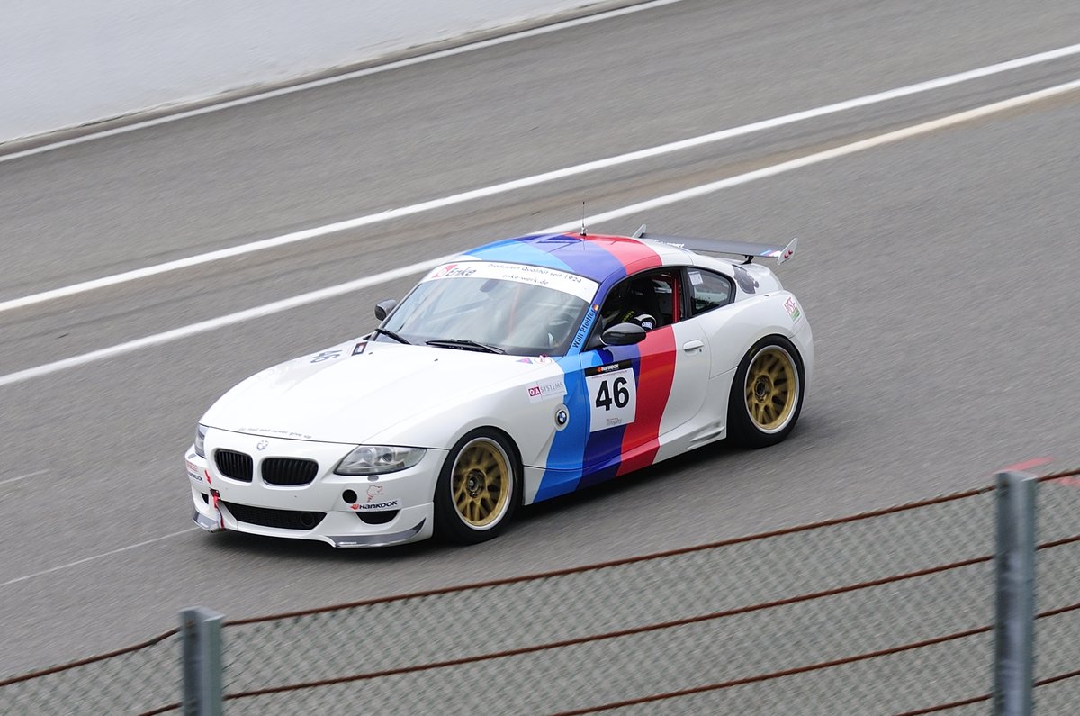Nr.46 Pfeiffer-Blaskowski im BMW Z4M C oupe 2. Rennen im Rahmen des Youngtimer Festival in Spa-Francorchamps am 24.7.2016 