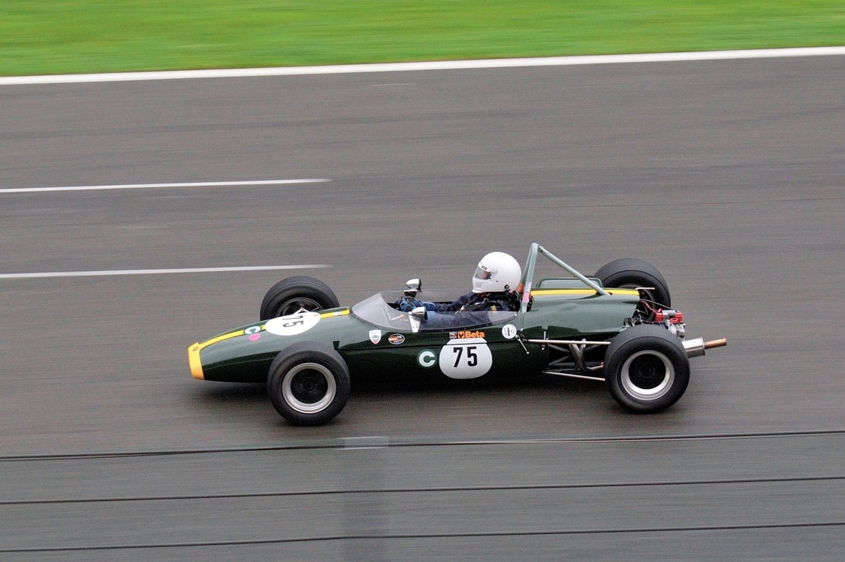 Nr.75, Tim Kuchel (AUS), Brabham BT18 1994cc (Formel 2), HMR Historic Monoposto Racing  Regenrennen (Spa Wetter)  beim Youngtimer Festival Spa am 19.7.2015