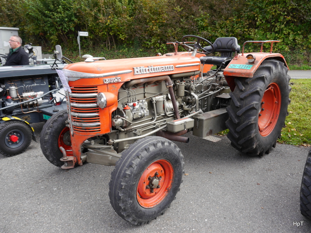 Oldtimer Traktor Hürlimann in Bremgarten AG am 18.10.2014