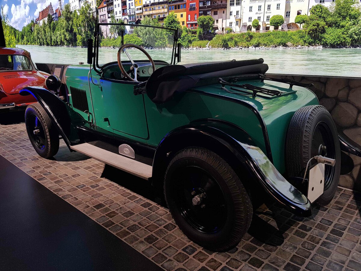 =Opel 4/16 Sport, Bauzeit 1926-1927, 1018 ccm, 16 PS, ausgestellt im EFA Automobilmuseum Amerang, 06-2022