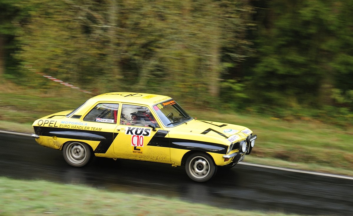 Opel Ascona A 1974, Vorwagen Teilnehmer Nr.: C 10,  Smeets, Michel Janssen, Victor NL / NL, Rally Köln - Ahrweiler 12.11.2016
