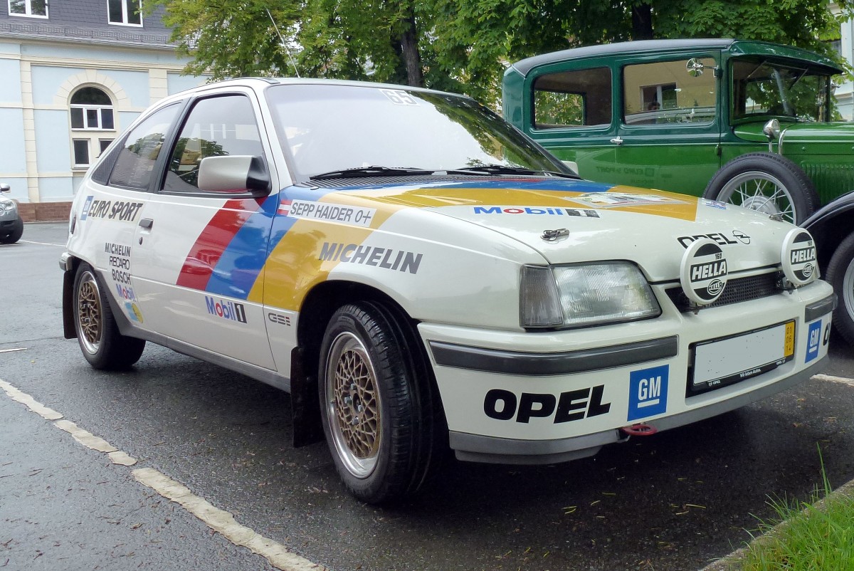 Opel Kadett GSi. War zur Gast bei der ADAC OPEL Classic Hessen-Thüringen Lauf in Zeulenroda. Foto 29.05.14