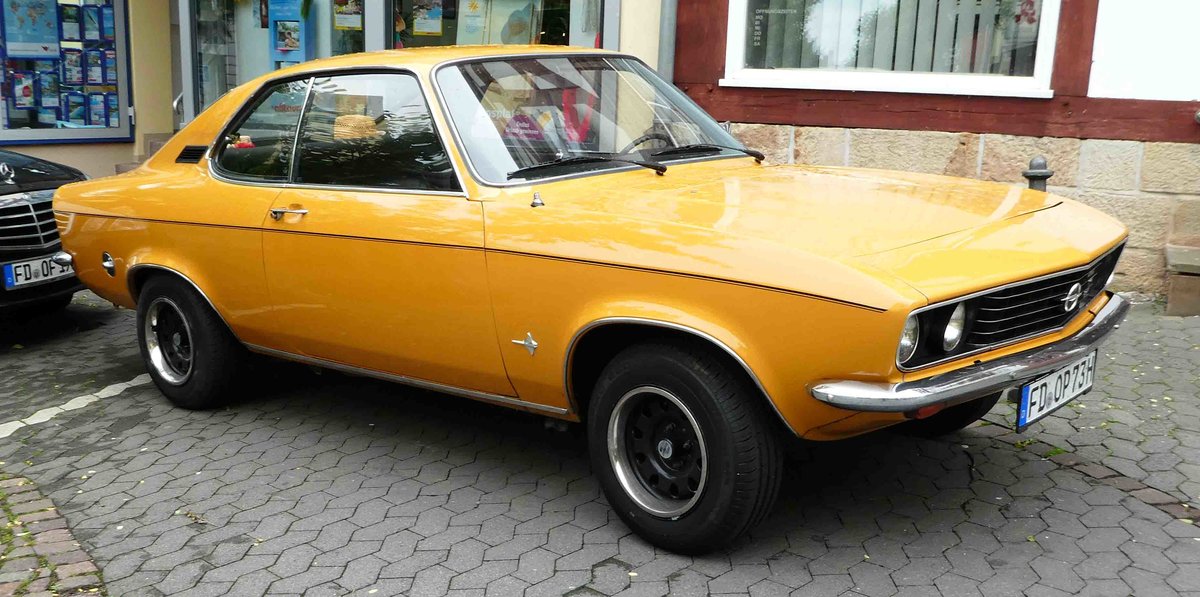 =Opel Manta A, gesehen im Juni 2018 in Hünfeld