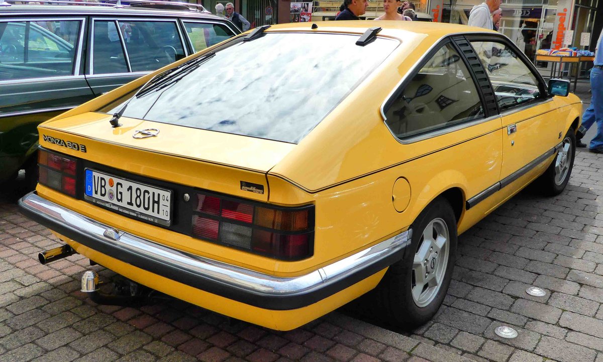 =Opel Monza A, Bj. 1979, 3,0 E, 180 PS, ausgestellt in Lauterbach, 09-2018