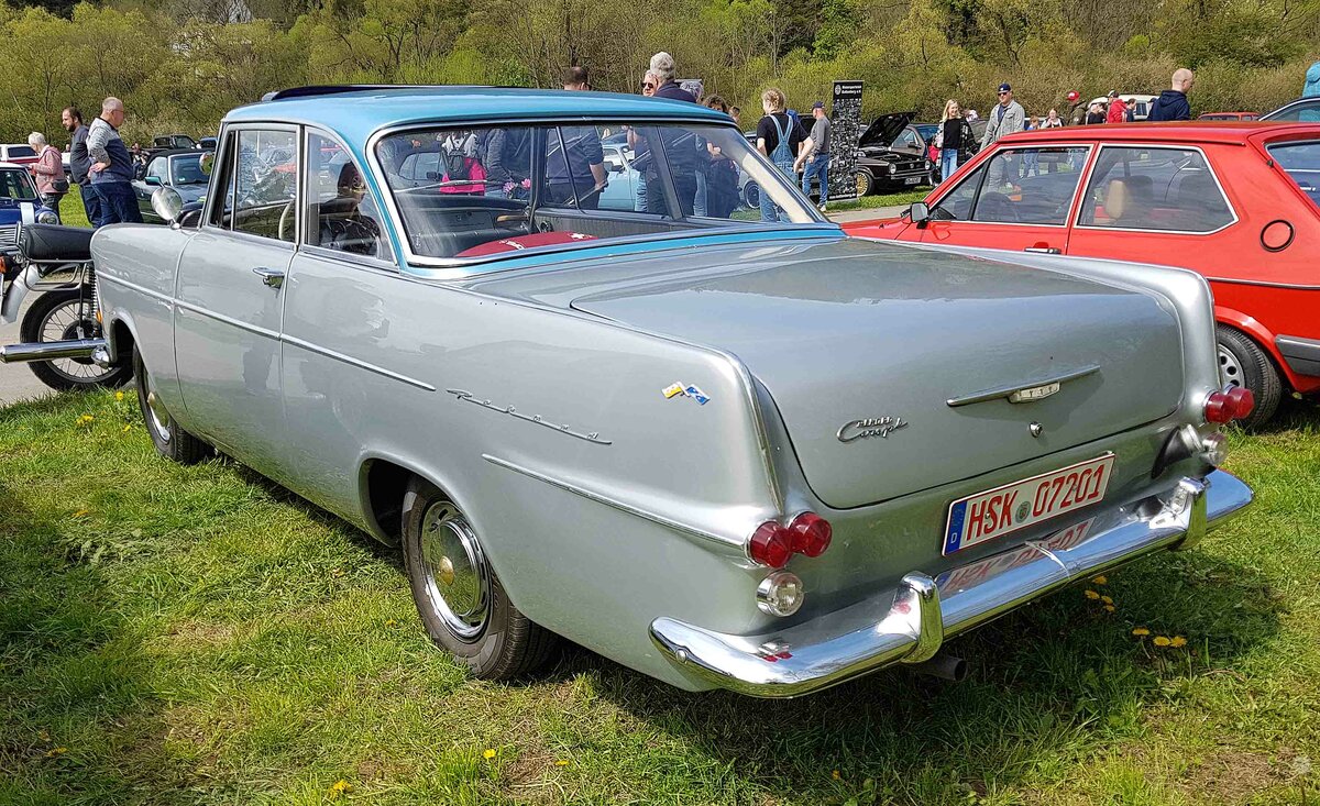 =Opel Olympia Rekord Coupe, gesehen bei der Oldtimerveranstaltung in Frankenberg/Eder im Mai 2023