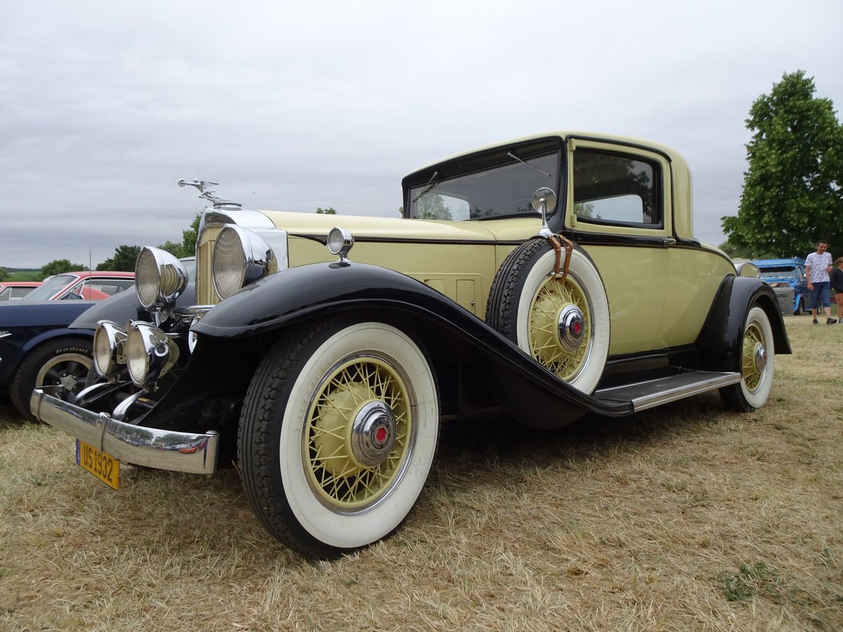 Packard, wahrscheinlich ein 902 Eight Coupé, auf dem US-Car-Treffen in Stadtbredimus (Lux.) am 07.07.2019
