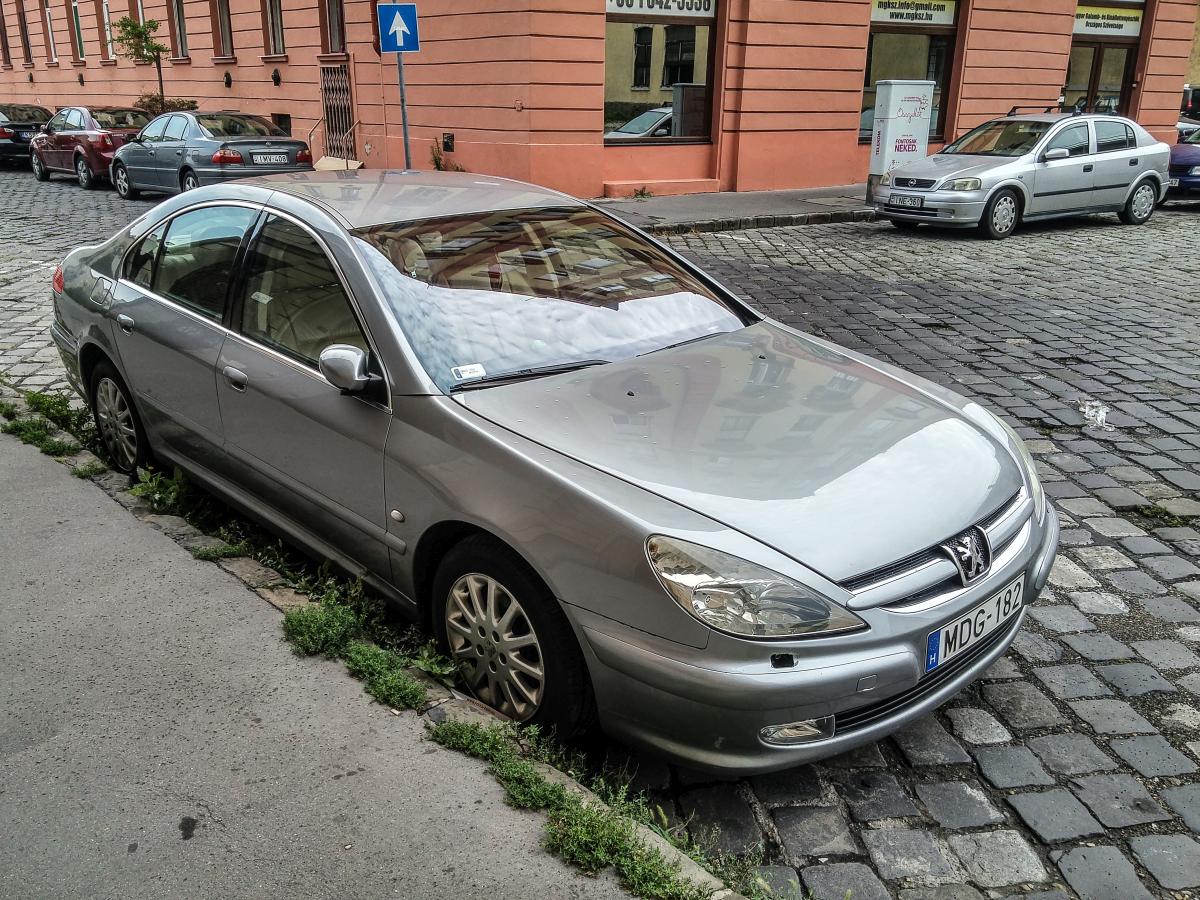 Peugeot 607, gesehen am 28.07.2018 (Budapest)