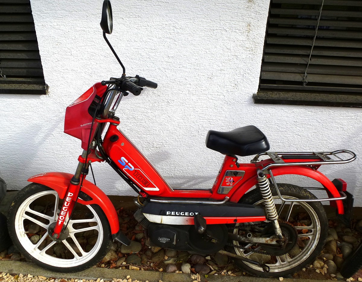 Peugeot, Moped aus franzsischer Produktion, Feb.2014
