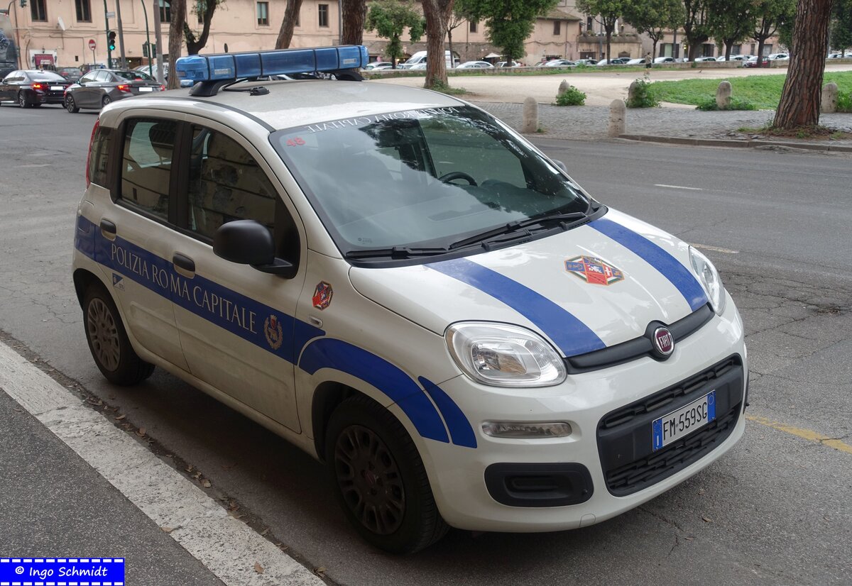 Polizia Locale di Roma Capitale | Nr. 48 | FM-559SG | Fiat Panda | 28.05.2019 in Rom