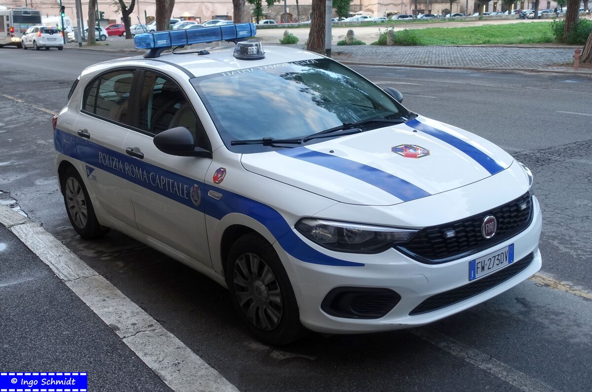 Polizia Locale di Roma Capitale | FW-273DV | Fiat Tipo | 30.05.2019 in Rom