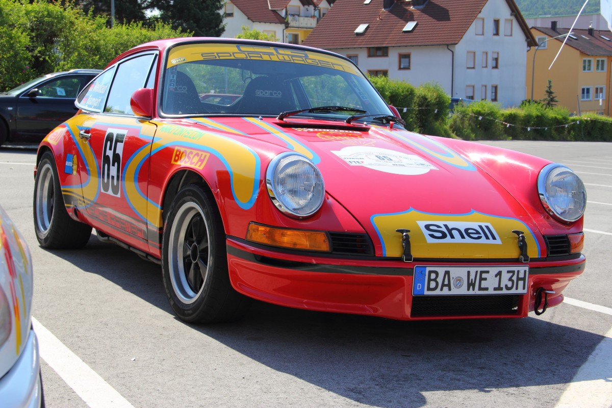 Porsche 911 in Ebern am 26.05.2012. Weinkauf/ Baumgart