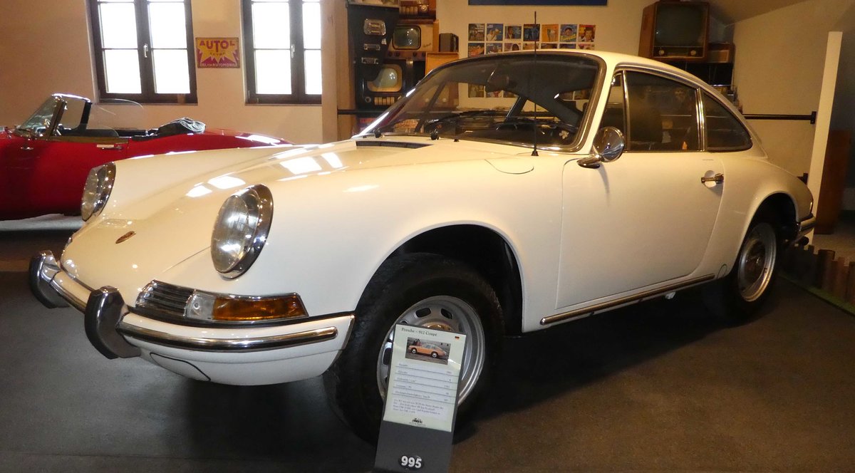 =Porsche 912, Bj. 1967, 1582 ccm, 90 PS, ausgestellt im Auto & Traktor-Museum-Bodensee, 10-2019