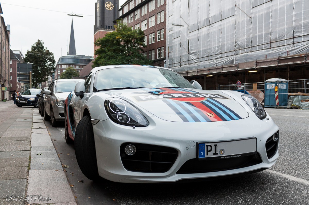 Porsche Cayman S in Hamburg. (02.10.2014)