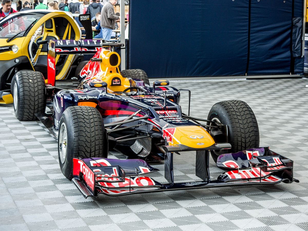 Red Bull F-1 Rennwagen aus dem Jahr 2012. Foto: 14.09.2014, World Series by Renault