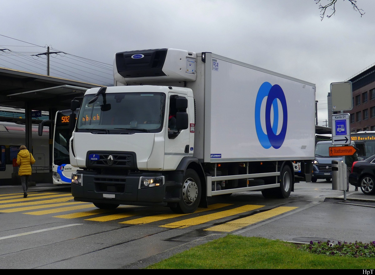 Renault Kühltransporter in Olten am 30.12.2021