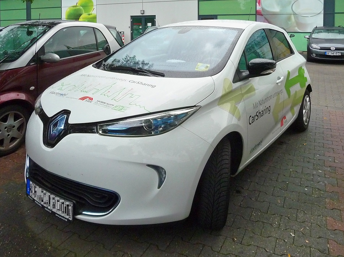Renault Zoe in Krefeld, 19.9.2015