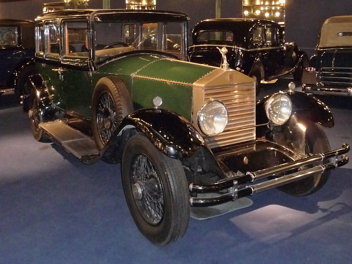 Rolls Royce Limousine 20 HP 

Baujahr 1925, 6 Zylinder, 3127 ccm, 180 km/h 

Cité de l'Automobile, Mulhouse, 3.10.12