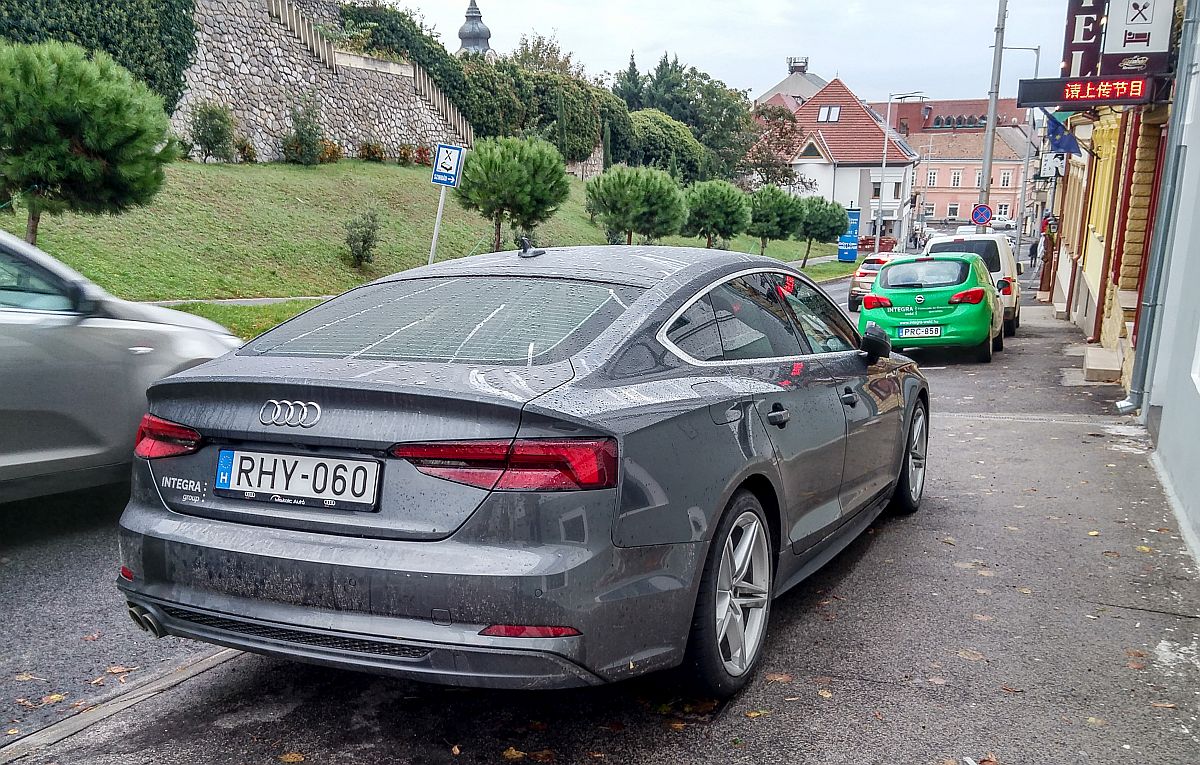 Rückansicht: Audi A5 Sportback. Foto: Oktobar, 2020.