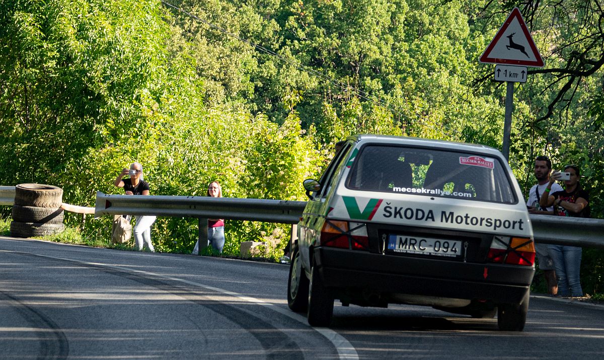 Rückansicht: Skoda Favorit Rallye. Foto: 09.2021 Hillclimb Pécs.