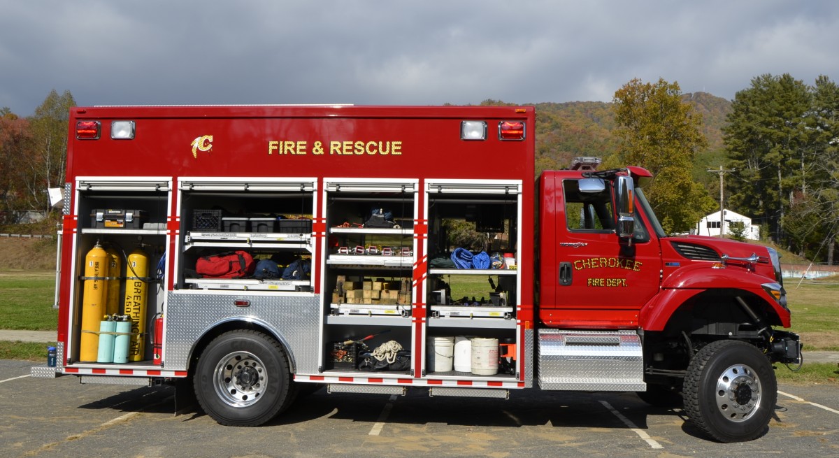 Rstwagen des Cerokee Fire Department. (30.11.2013)