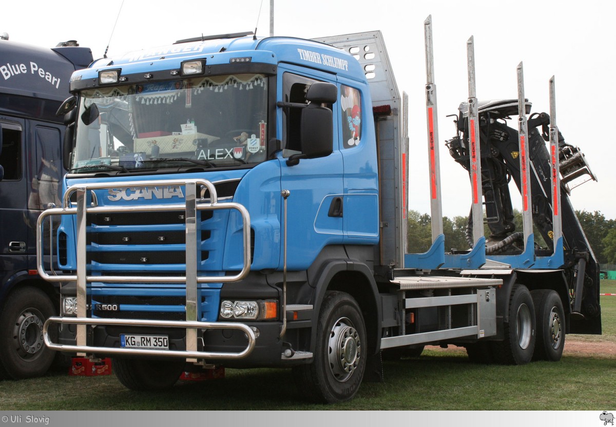 Scania R 500  Manger / Timber Schlumpf  (Lichtenfels den 13. September 2015)