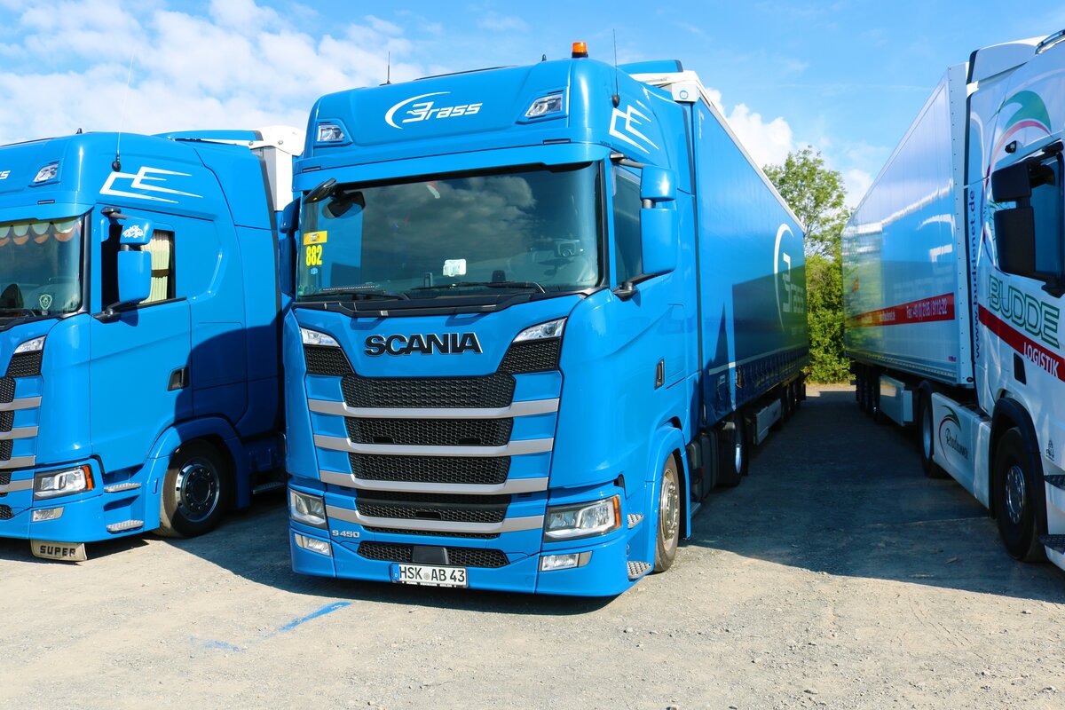 Scania Sattelzug am 16.07.22 beim ADAC Truck Grand Prix auf dem Nürburgring
