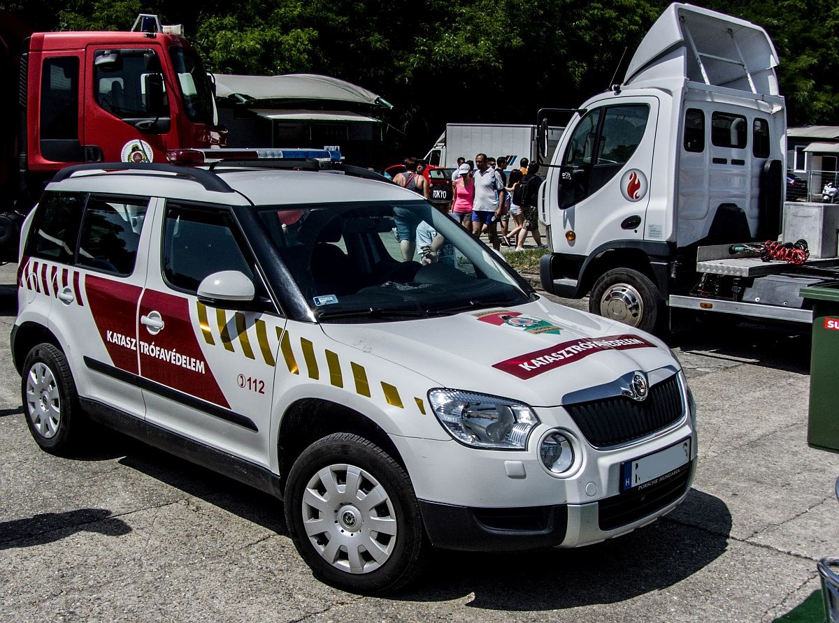 Skoda Yeti Feuerwehrauto (Katastrophenschutz), aufgenommen am 27.06.2015
