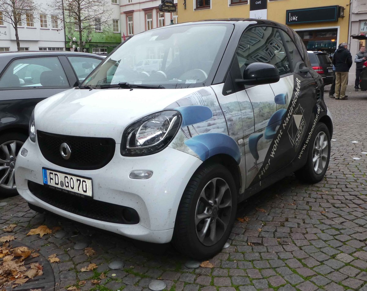 =Smart, gesehen im November 2018 in Fulda