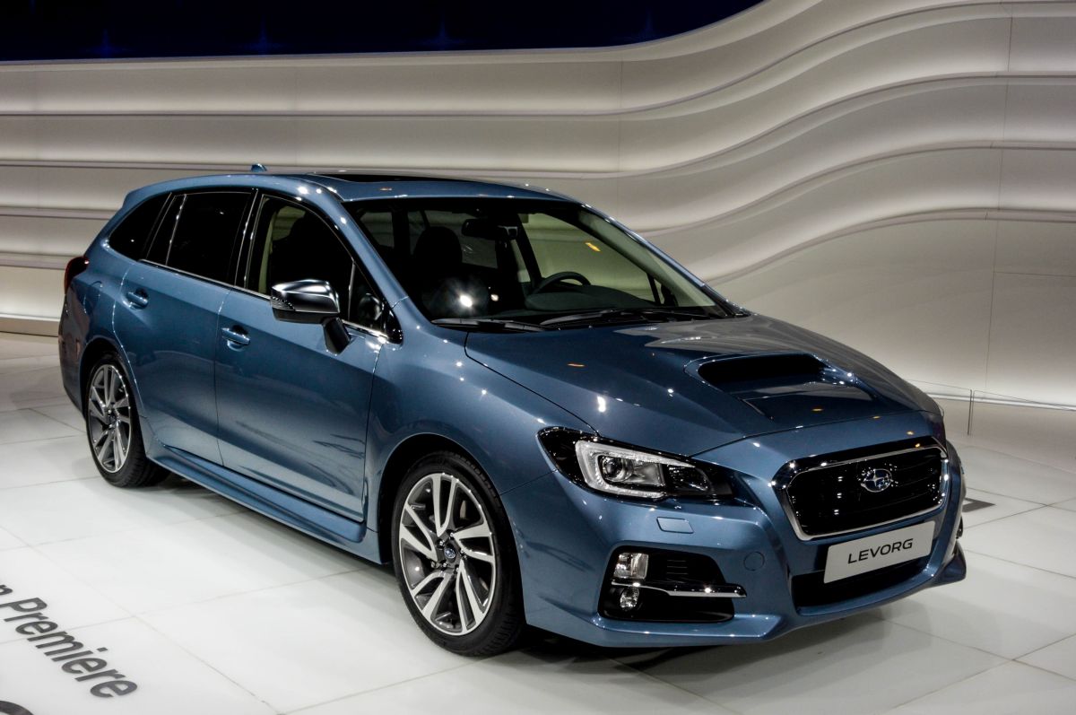 Subaru Levorg. Aufnahme: Autosalon Genf 2015