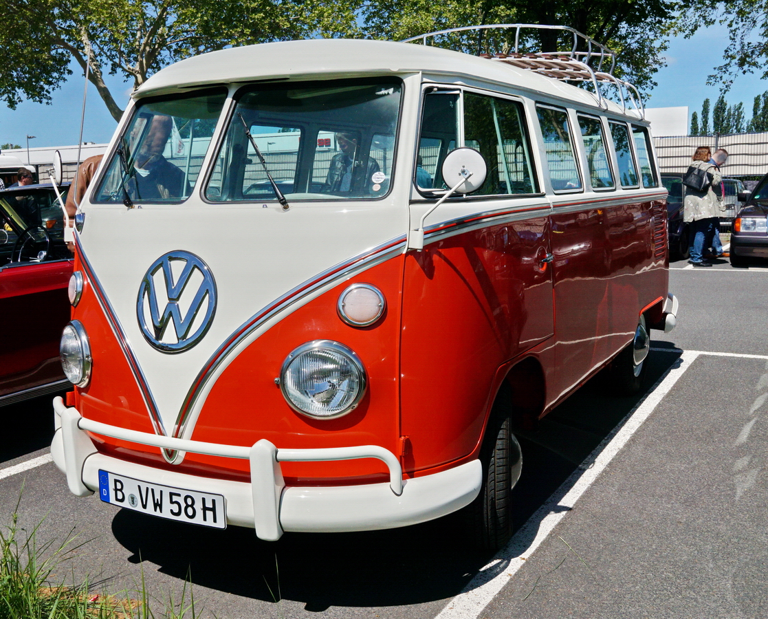 VW Bulli T1. Bauj. 1974. 1500ccm und 48PS. Foto:32. Oldtimertage Berlin-Brandenburg; 13.05.2019
