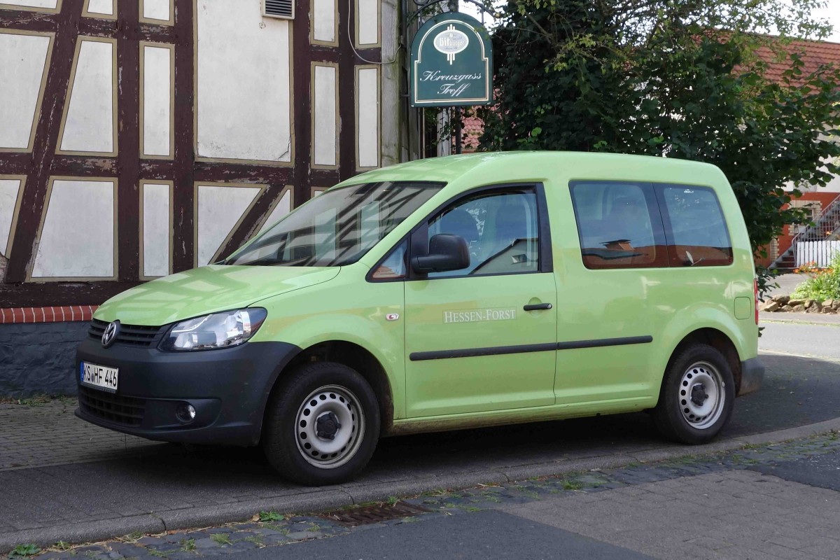 VW Caddy von HESSEN-FORST in Crainfeld, August 2013