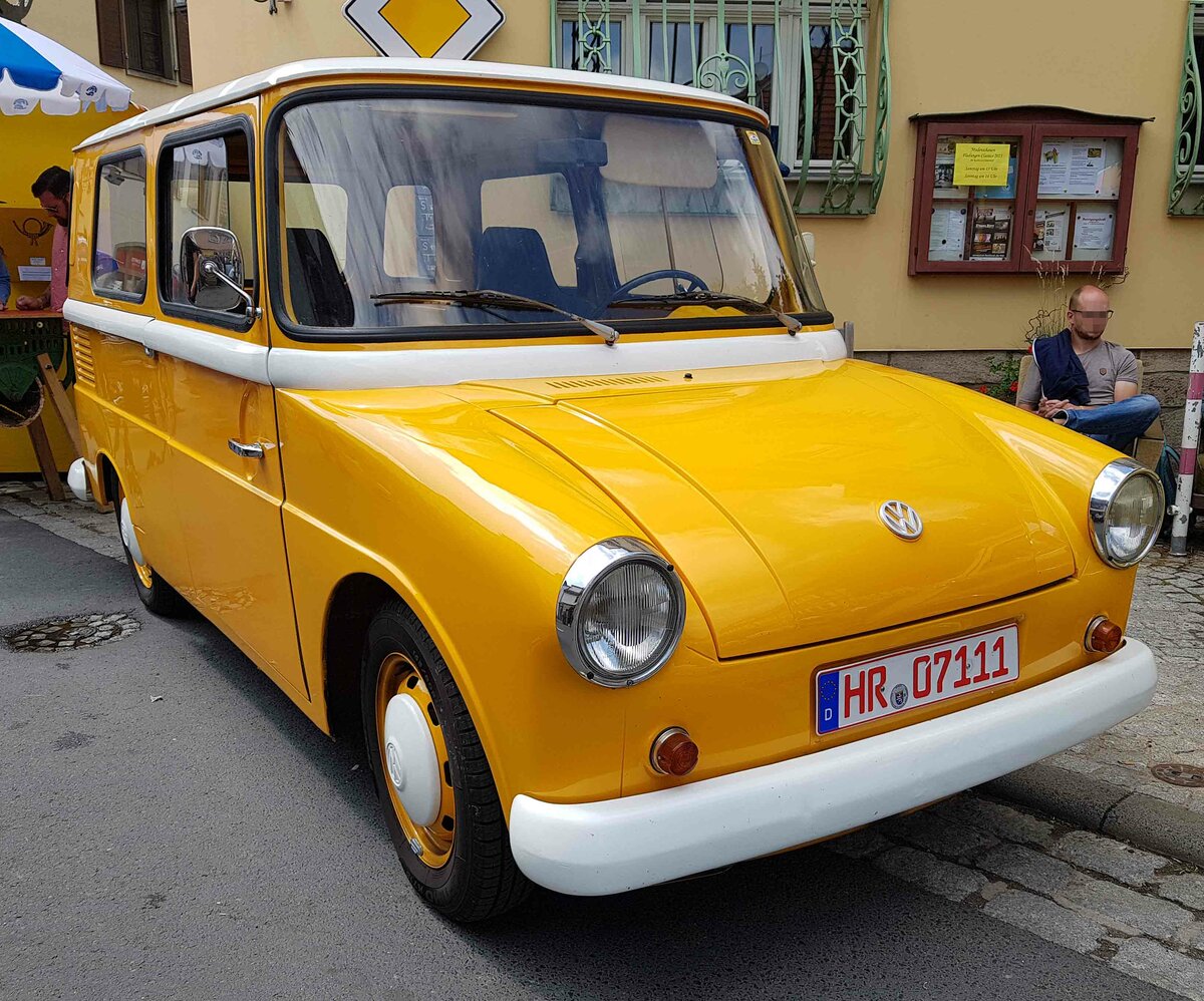 =VW Fridolin, ausgestellt bei den Fladungen Classics 2023 im Juli 23