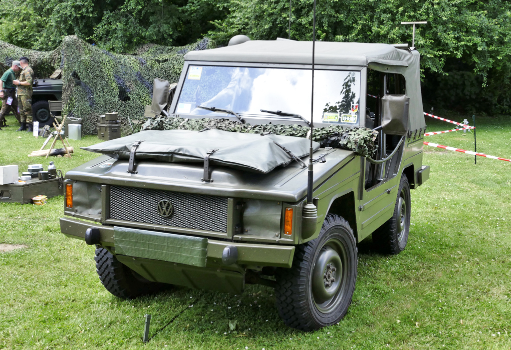 VW Iltis (1978 bis 2008 im Einsatz bei der Bundeswehr) in Hürth 10.06.2017