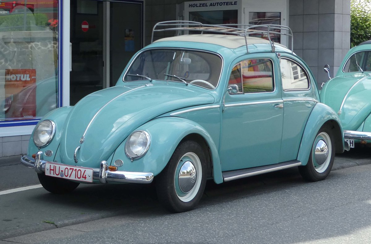 =VW Käfer, gesehen in Bad Camberg im Juni 2019