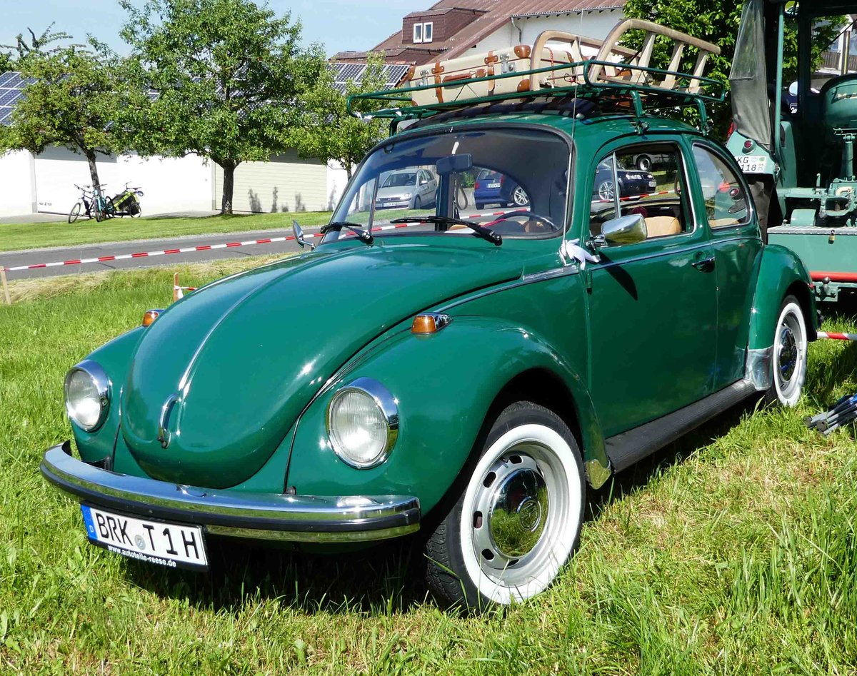 =VW Käfer, gesehen bei der Oldtimerausstellung in Thalau im Mai 2017 