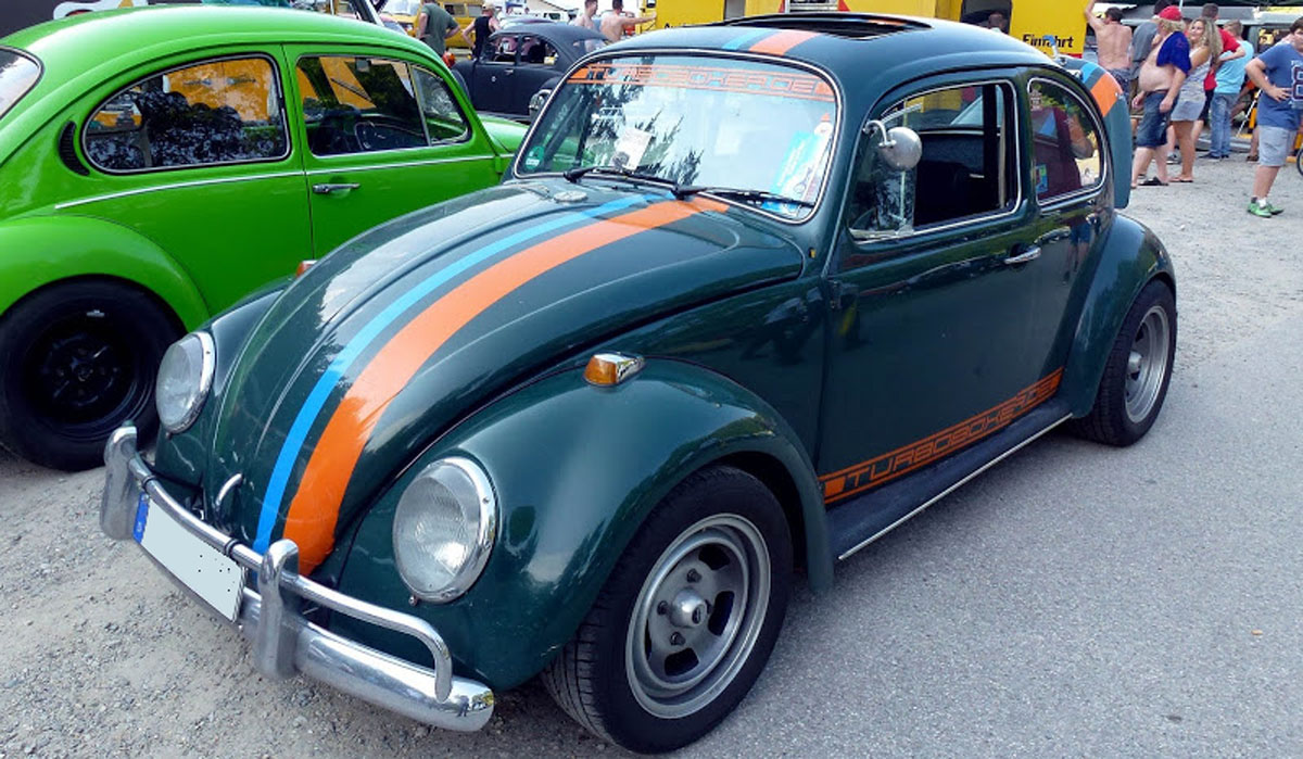 VW Käfer war zusehn beim Käfertreffen in Wörth. Foto 06.06.15