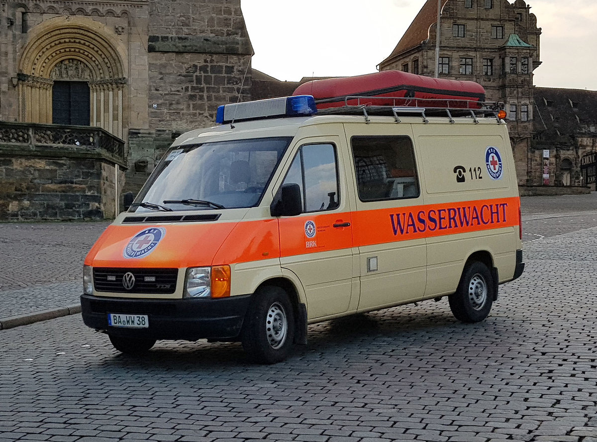 =VW LT der BRK Wasserwacht unterwegs in Bamberg im Dezember 2019