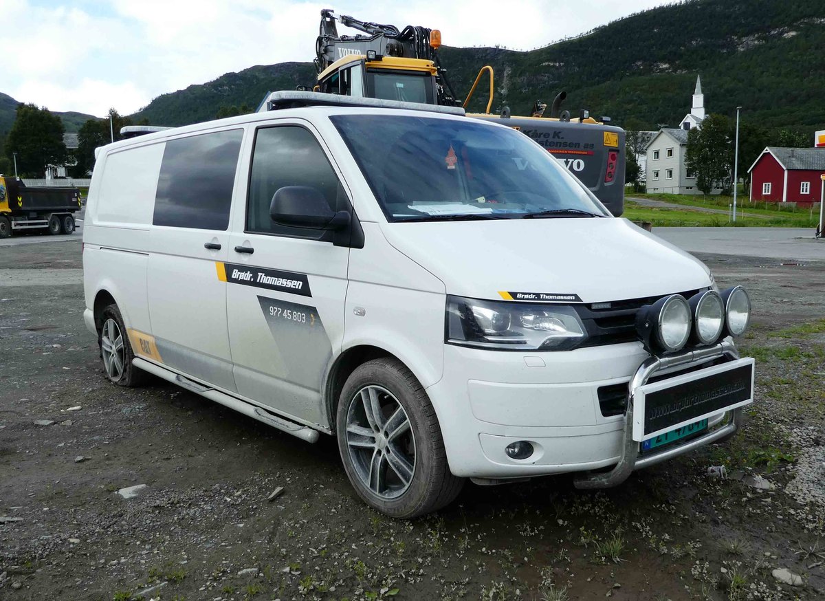 =VW T 5, gesehen in Norwegen im August 2017