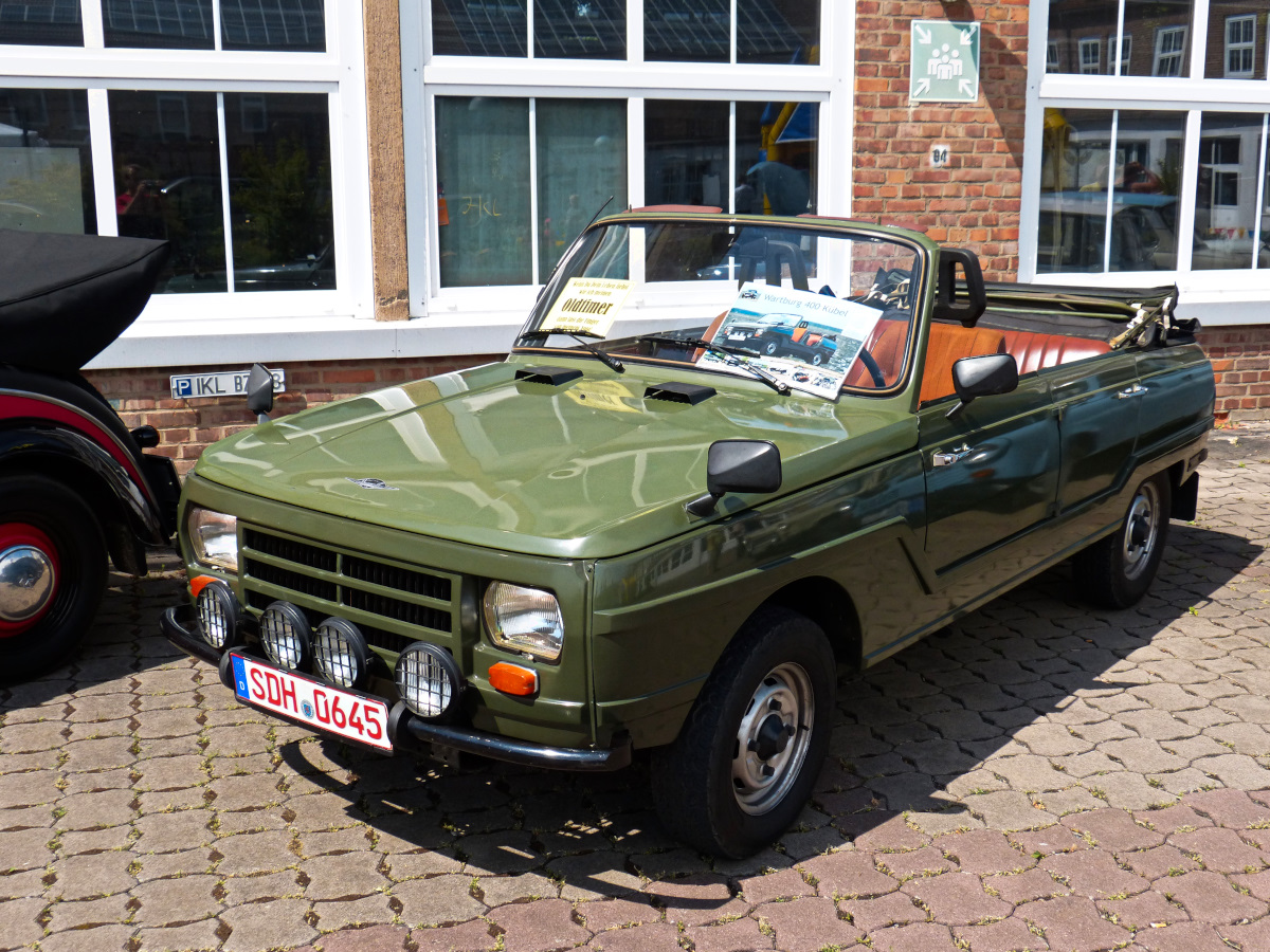 Wartburg 400 Kübel bei der Fahrzeugausstellung im IFA-Museum Nordhausen 06.06.2015