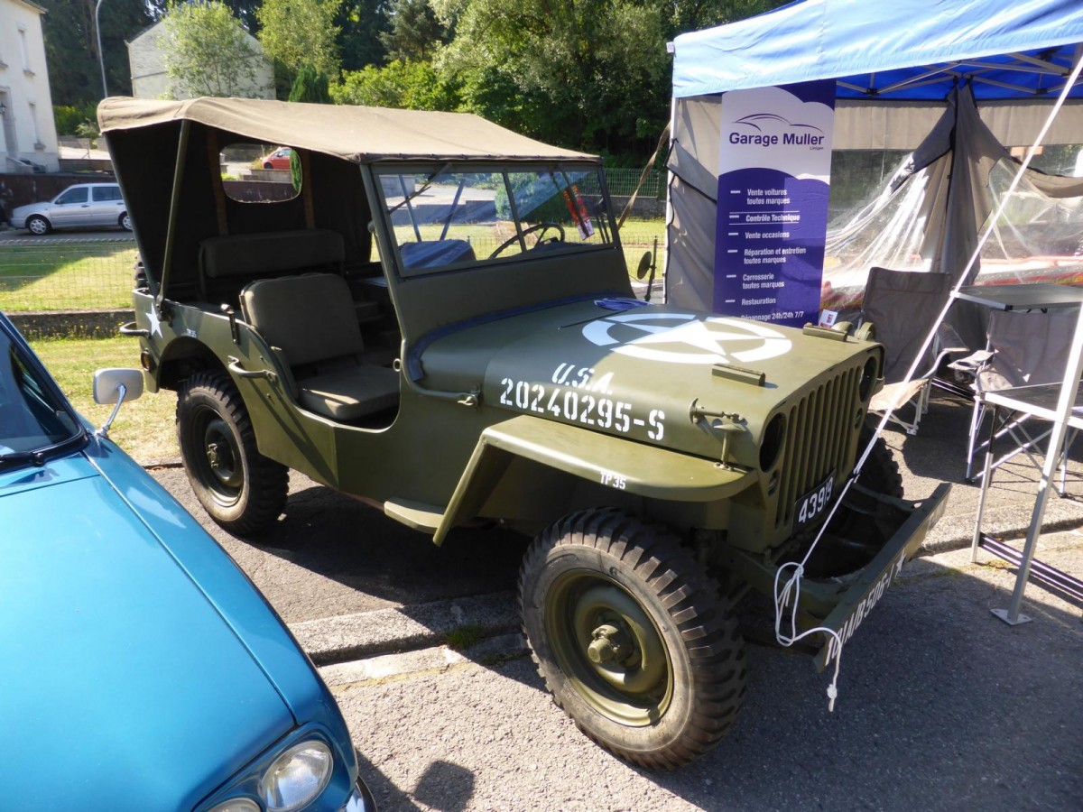 Willy`s Jeep, Vintage Cars & Bikes in Steinfort am 02.08.2015