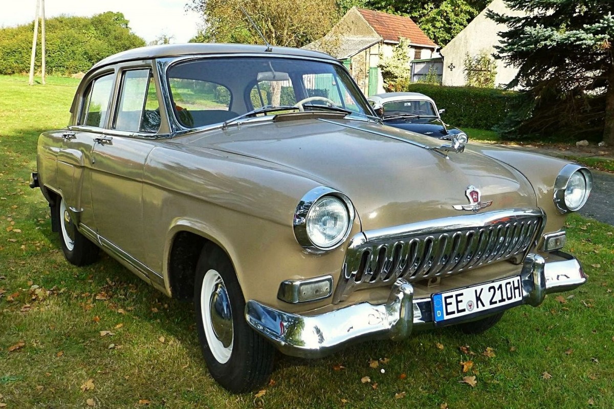 Wolga GAZ M21_ Limousine der 2. Generation Bauzeit 1958-1962 in Jagsal ...
