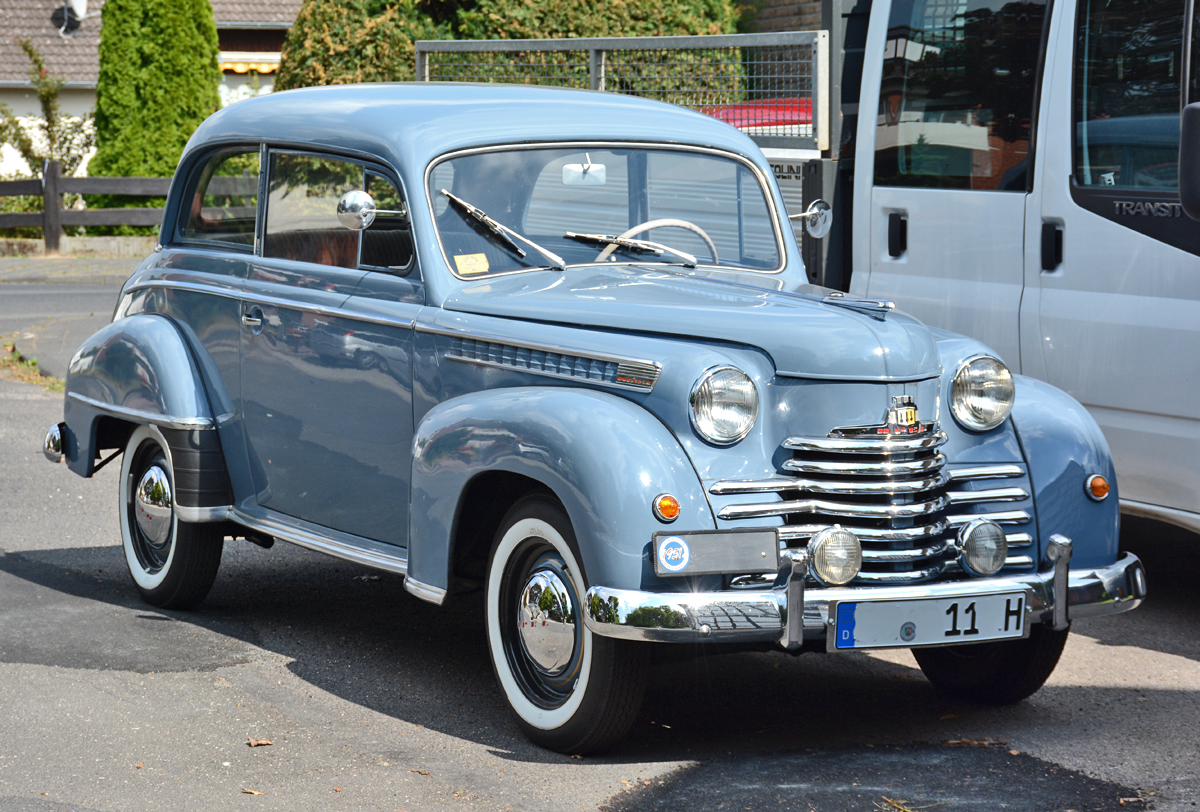 Wunderbar erhaltener Opel Olympia, Baujahr 1951, bei Euskirchen - 01.09.2016