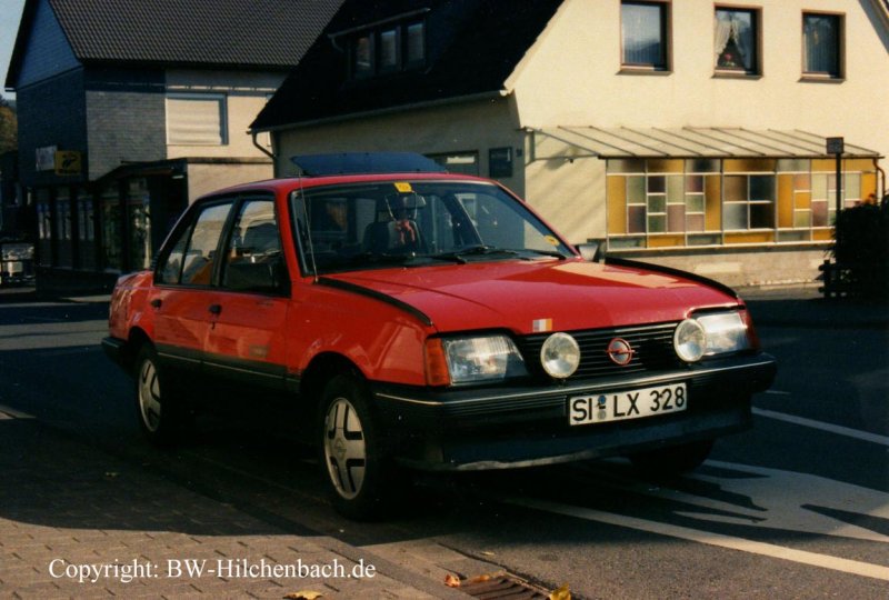 Opel Ascona C 18 SR EFr hjahr 1991 Baujahr 3 1983