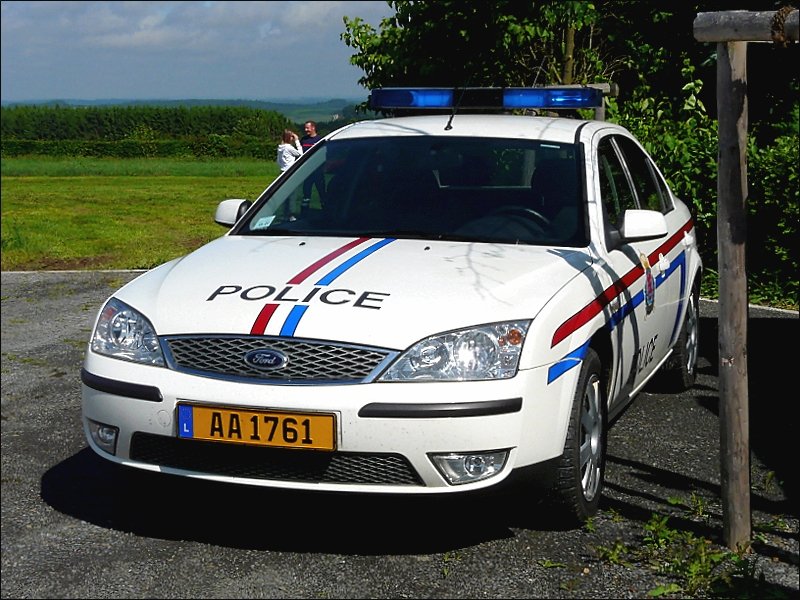 Dienstfahrzeug der luxemburgischen Polizei fotografiert am 01.06.08.