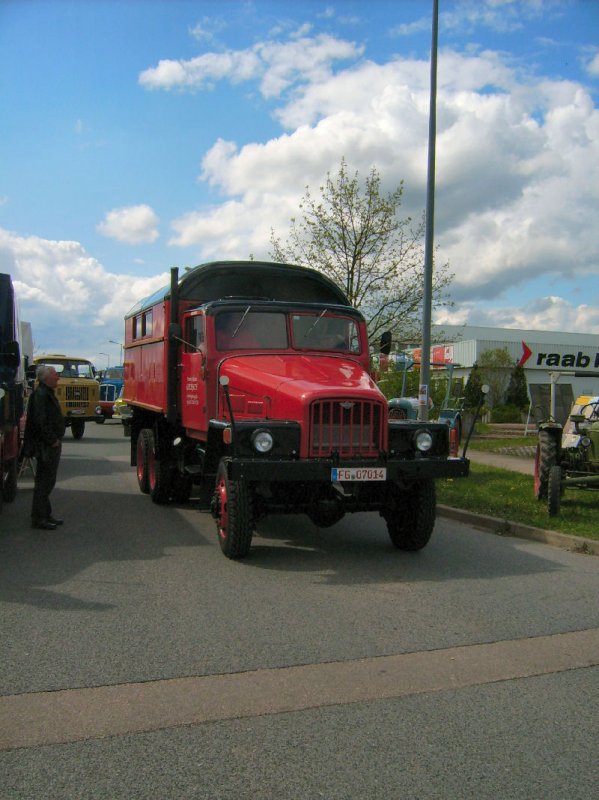 Dieser G5 Ex Werkstattkofferbegibt sich wieder auf den Heimweg vom Treffen in Hartmannsdorf