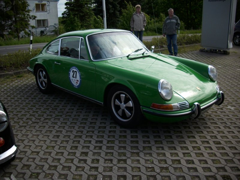Ein Traum fr Jeden Autofan ein Porsche 911 T Baujahr 1971 bei der Rgenclassics in Bergen/Rgen.